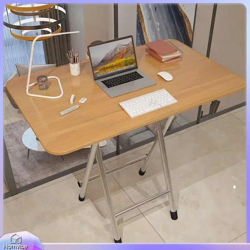 Simple Rectangular Folding Table for Household Dormitory Rental Portable Dining Table Outdoor Stall Manufacturer Wholesale