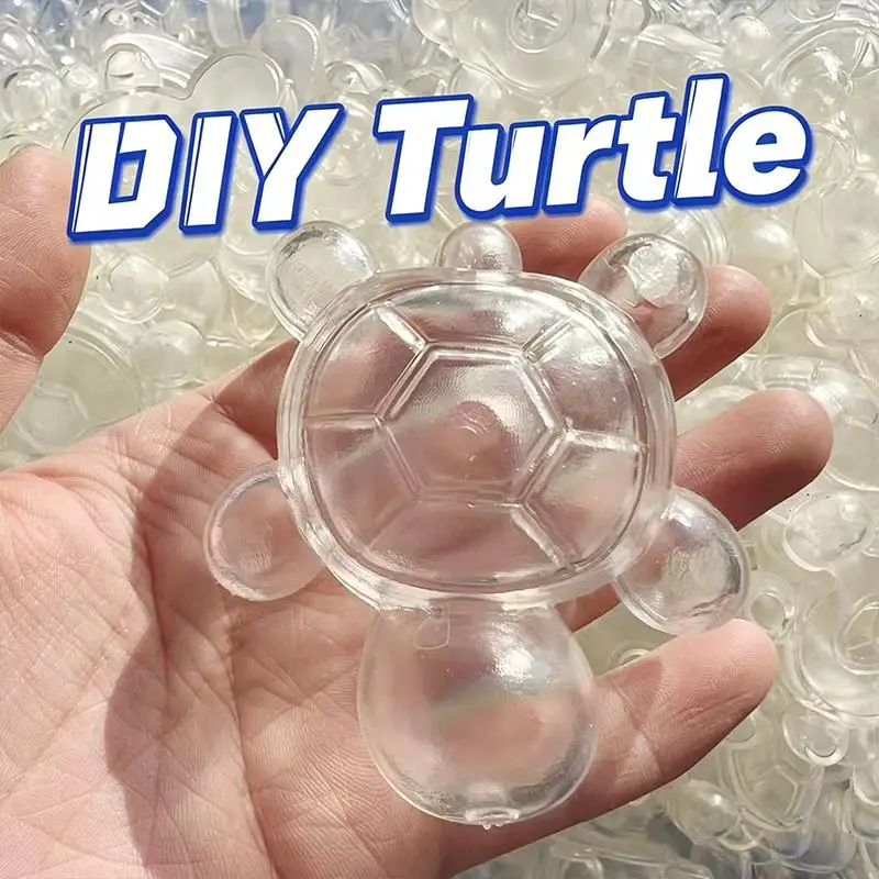 1PC DIY Turtle Empty Ball Skin Handmade Ball Decompression Slow Rebound Toy Sphere Jewelry TRP Casting Molds Tools