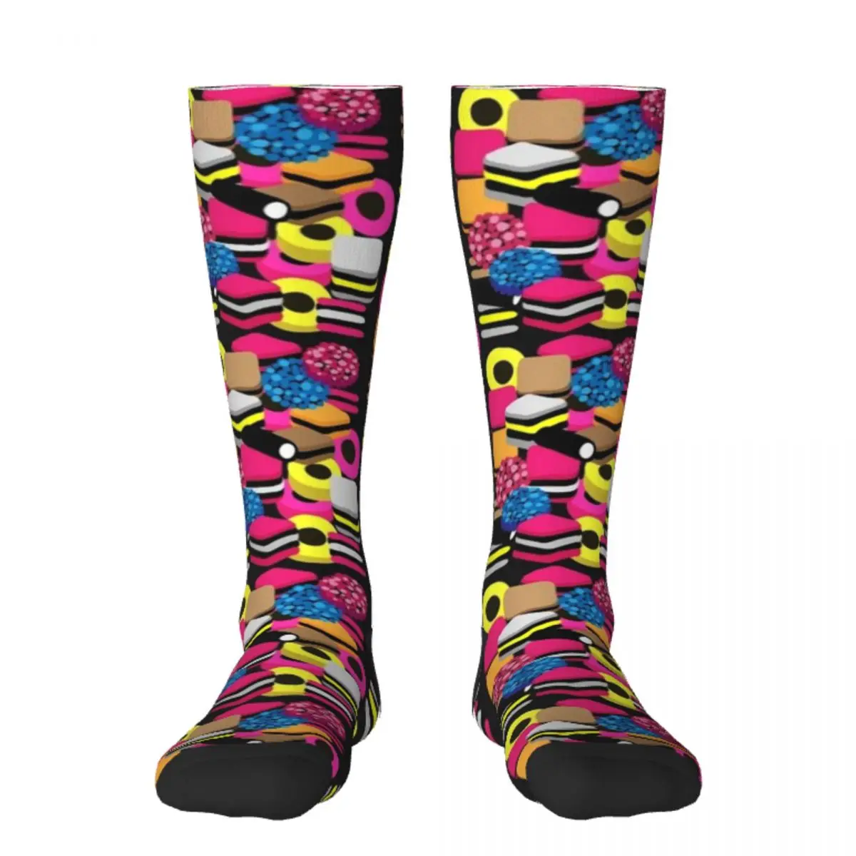 

Liquorice Picturish Socks cool custom sports Socks Female Men's