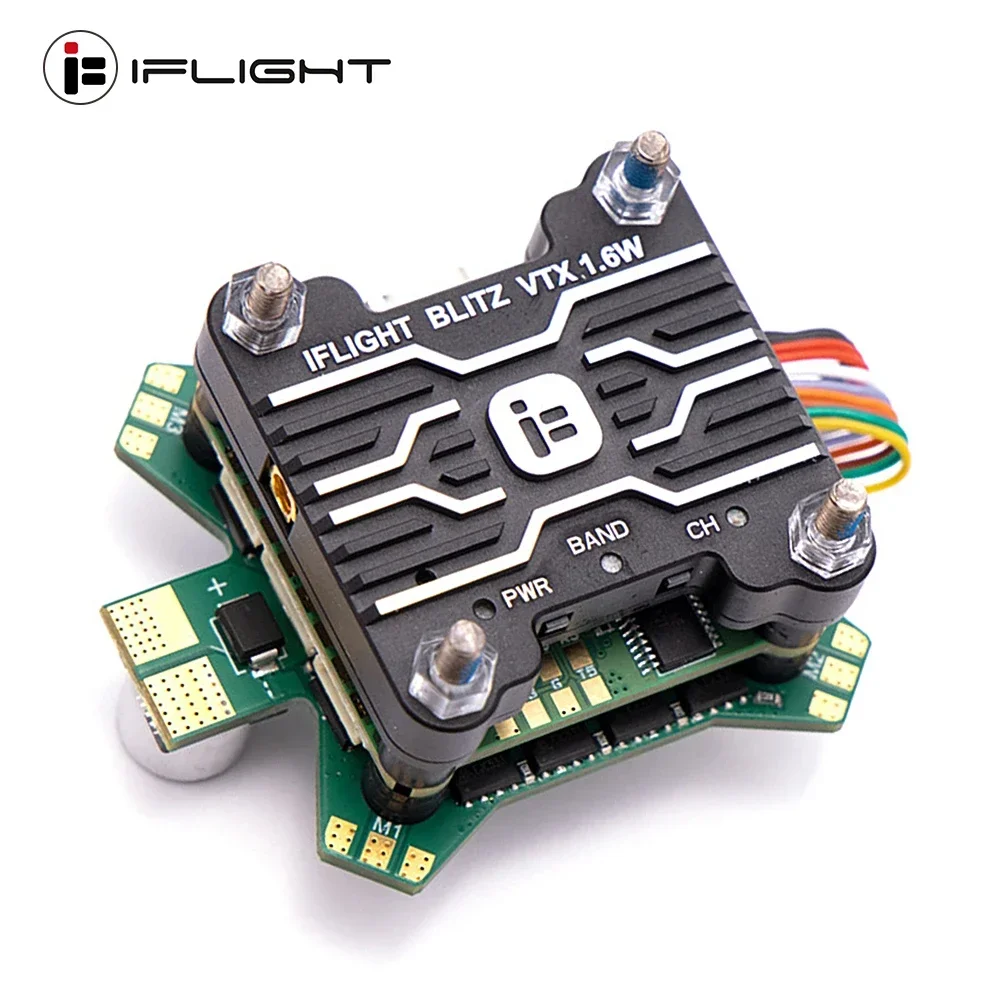 IFlight BLITZ F722 F7 Fly Stack W/ E55S 4w1 ESC 2-6S 5.8G 1.6W VTX Regulowany 25mW/400mW/800mW/1600mW 30.5mm dla RC FPV Drone