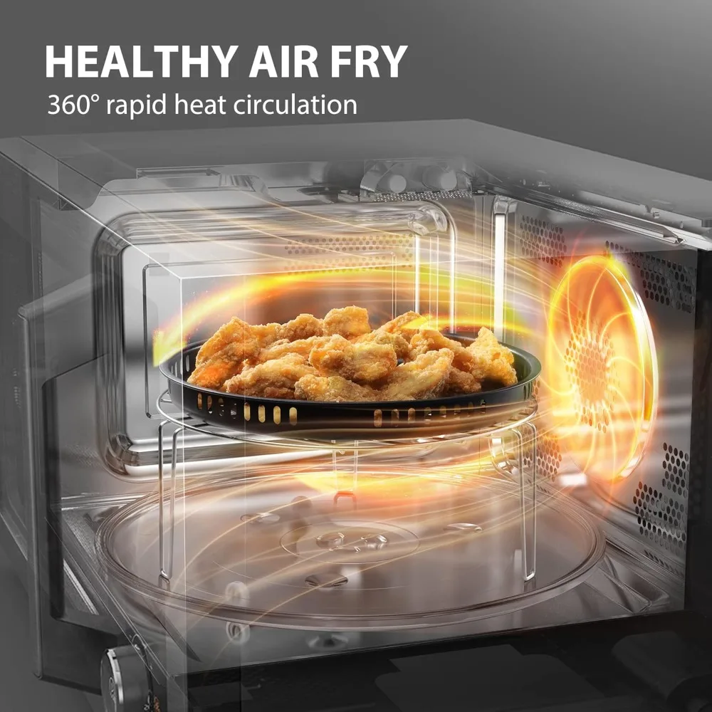 Microwave Oven Air Fryer Combo, Inverter, Convection, Broil, Speedy Combi, Even Defrost, Humidity Sensor, Mut