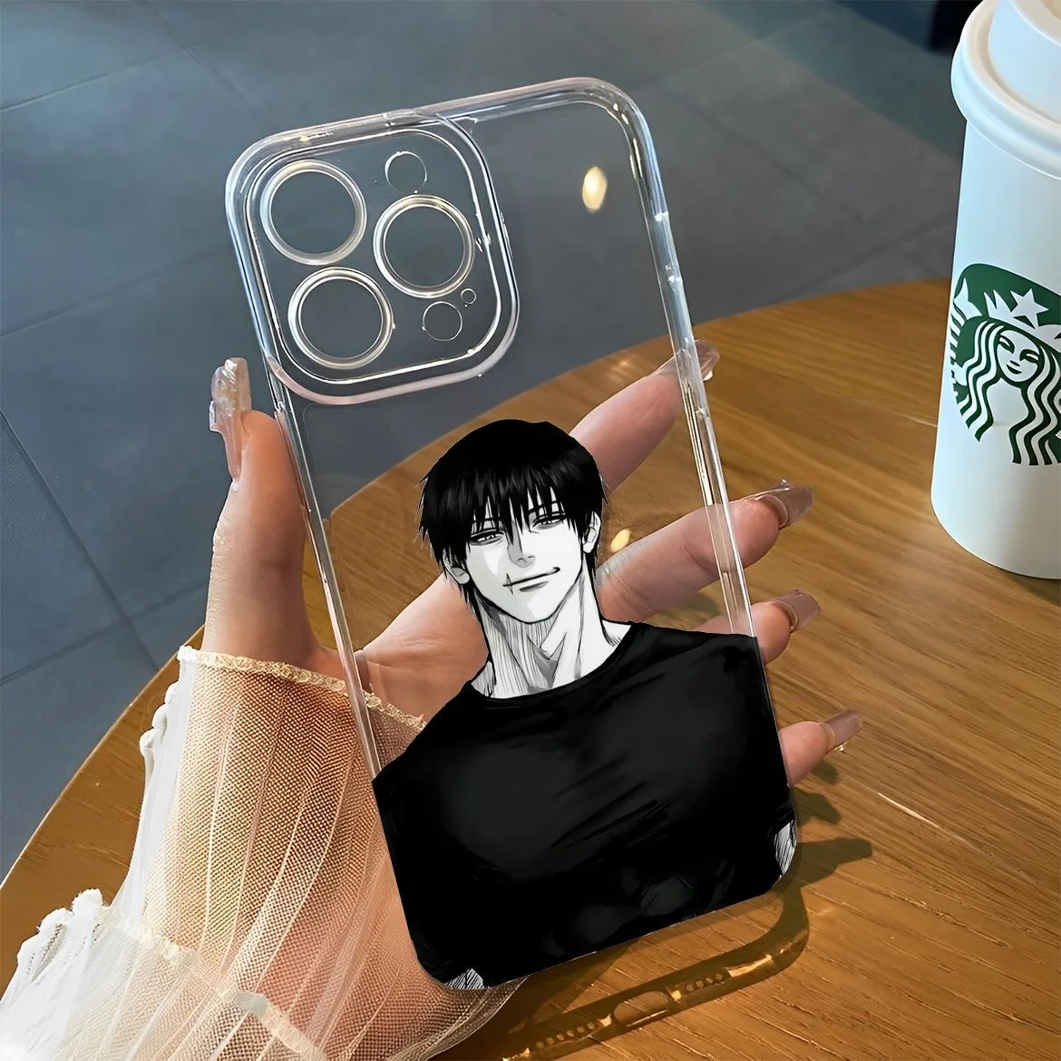 انمي ياباني ظالم Fushiguro Toji Geto Suguru واضح لينة حماية آيفون 16 15 14 13 12 11 14 برو ماكس غطاء #4