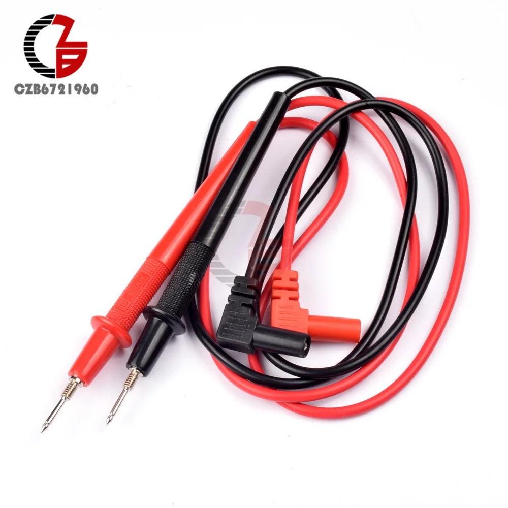 1 Pair 70cm Probe Multimeter Test Lead 1000v 10A Wire Pen Cable For Digital Meter Needle Tip Meter Needles Test