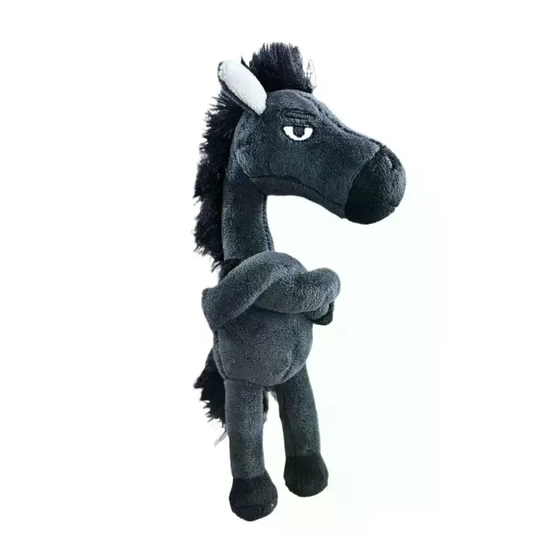 Pluche Arrogantie Pony Sleutelhanger Voor Vrouwen Tas Hanger Decor Leuke Pluche Paard Auto Sleutelhanger Party Gift Sleutelhanger Accessoires