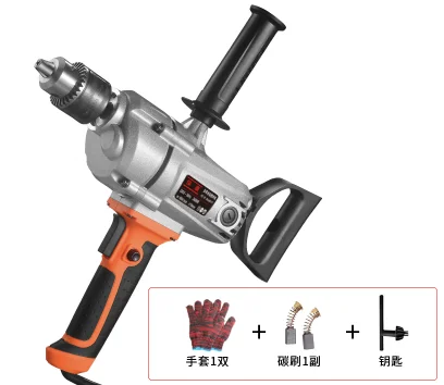 Industrial Electric Drill Mixer High Power 16mm Cement Paint Putty Stirring Tool For Airplane