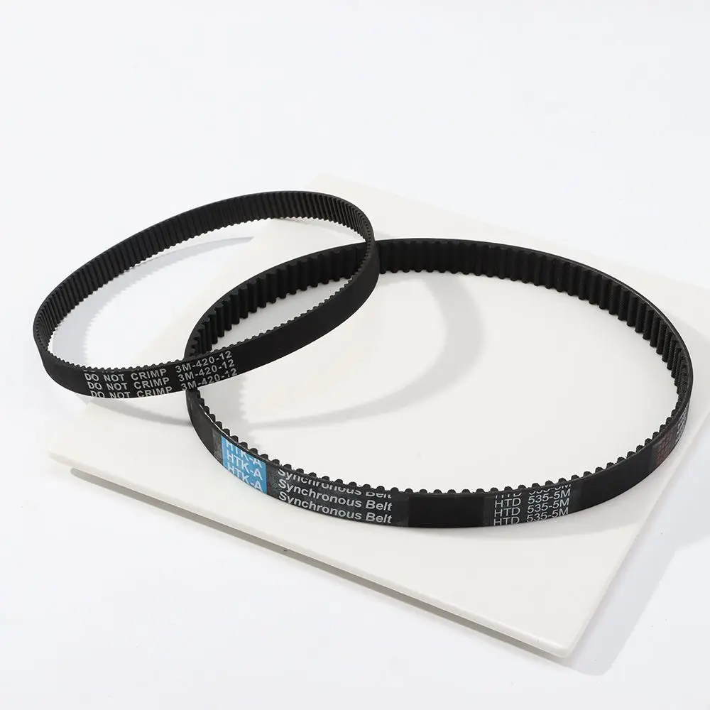 5M-535-15 HTD 3 Meters 384 12 Transmission Belt Electric Scooter Belt Drive Stripe Rubber Timing Belts