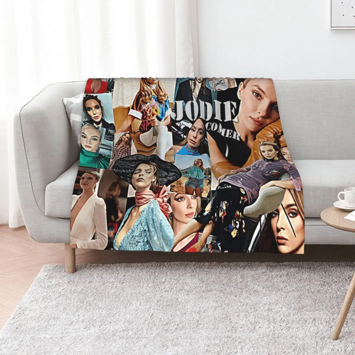jodie comer Throw Blanket manga Quilt Soft Plush Plaid Single Blankets Sofas Of Decoration Thermals For Travel Blankets