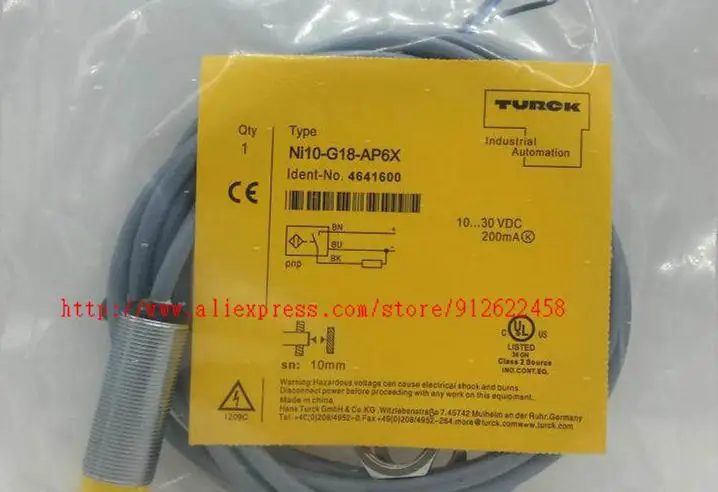 Ni10-G18-AP6X NI10-G18-AN6X Näherungsschaltersensor Neue hohe Qualität