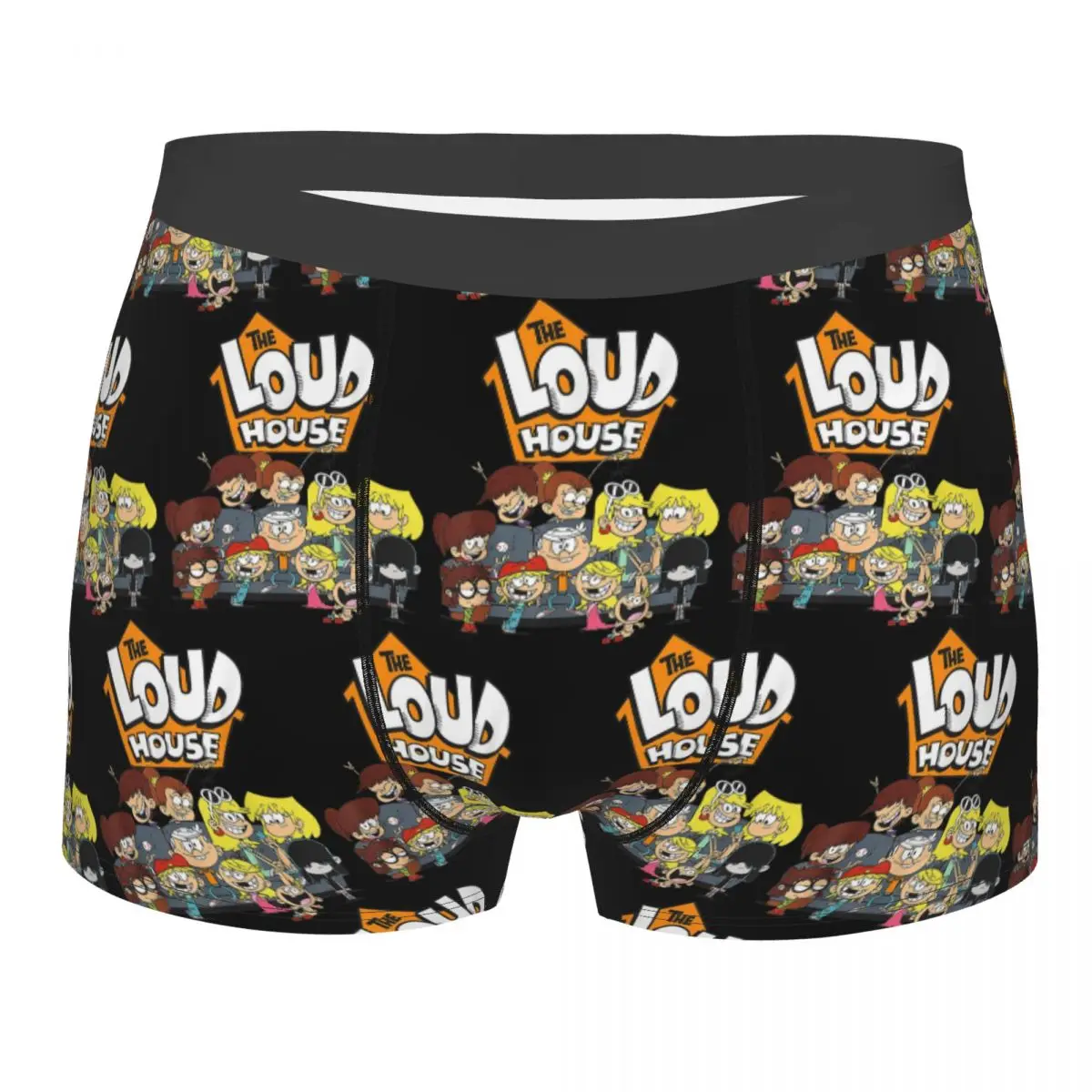 Boxer Underpants Shorts Nickelodeon The Loud House Character Panties Men Ventilate Underwear for Homme Man Boyfriend Gifts