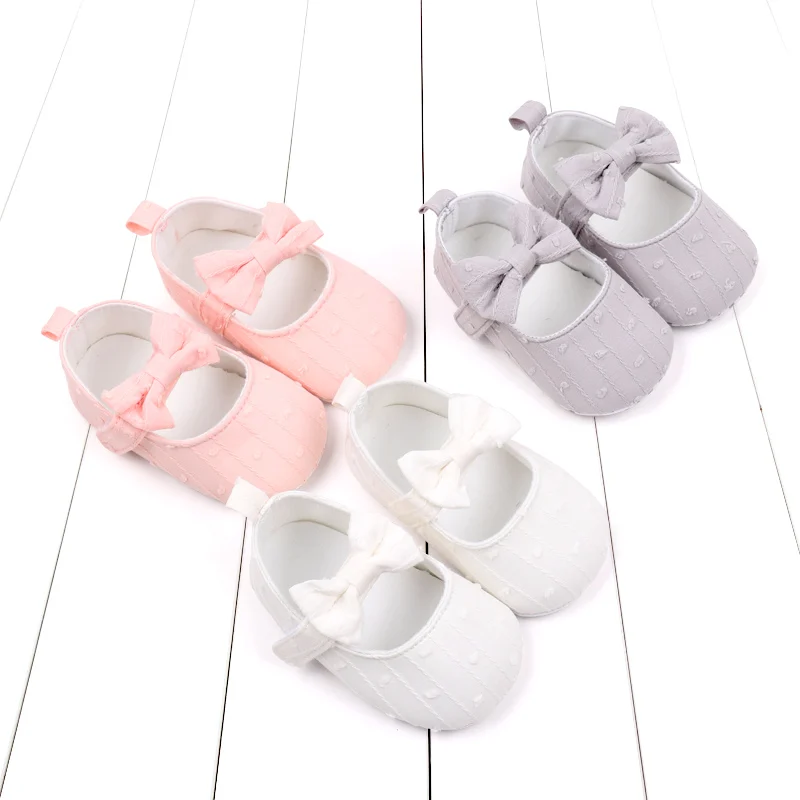 Baby Girl Shoes Spring and Summer Walking Shoes Cute Butterfly-knot Sandal Soft Cotton Infant Shoes 2024 New Fashion YS-G23