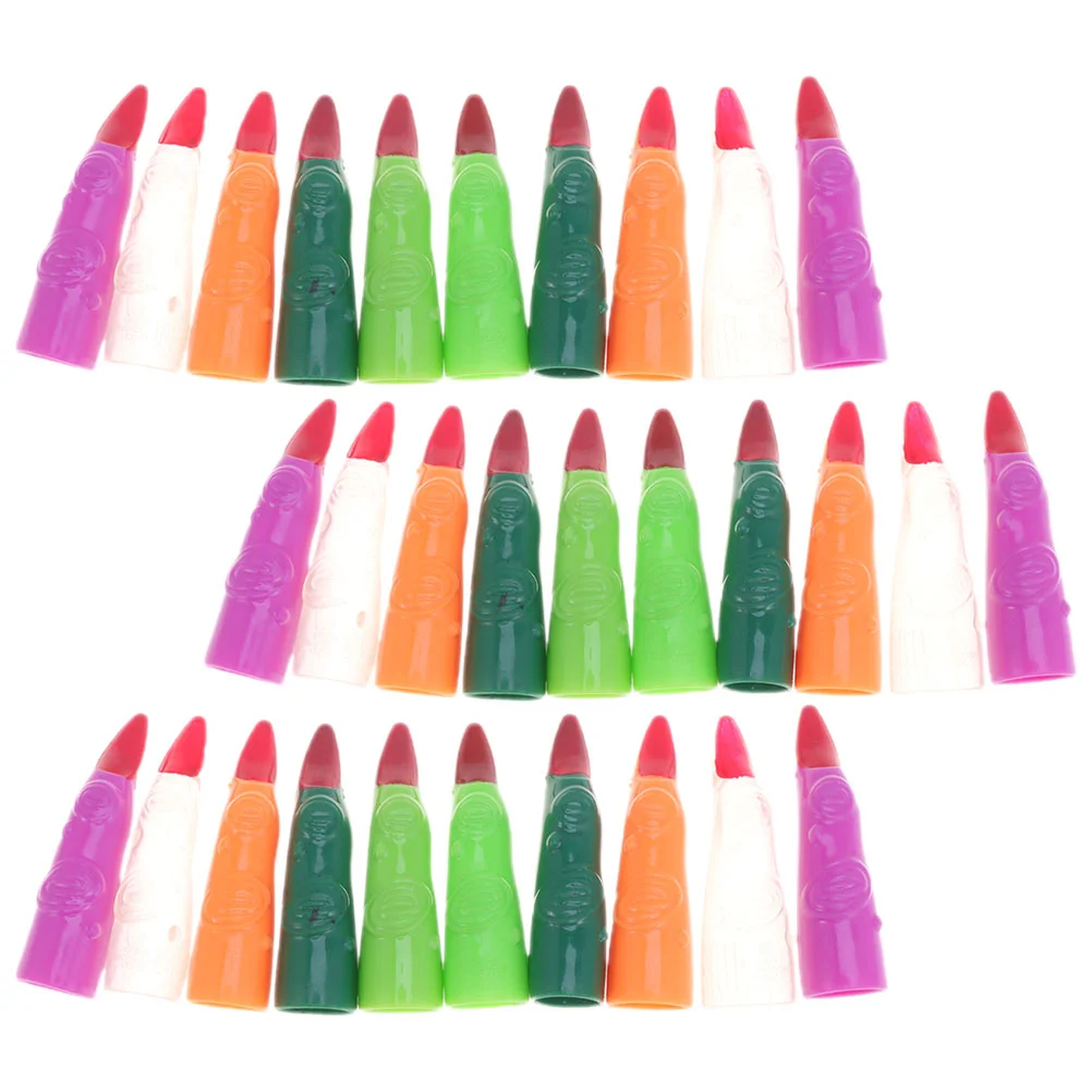 100 Pcs Halloween Props Masquerade Finger Nails Witch Fake Fingers False Cots for Cosplay Plastic Party Trick Costumes