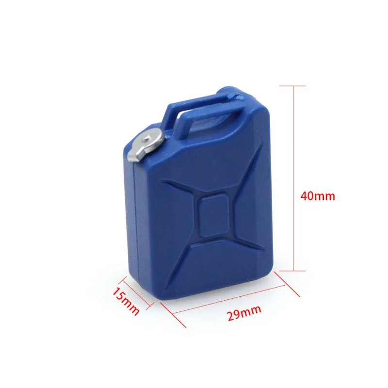 1:10 RC Crawler Car Accessories: Decorative Miniature Fuel Tank Model for SCX10 CC01 RC4WD TF2 Decorative Accessories Fuel Tank