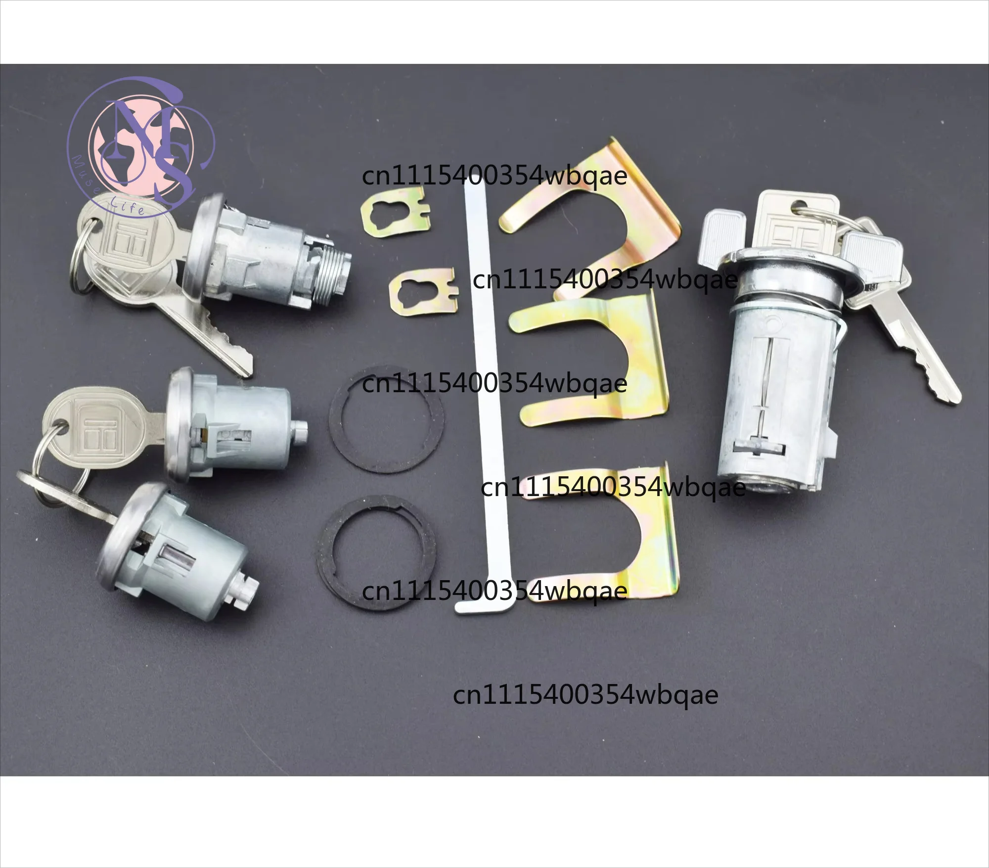 ZOCI- Ignition Door Trunk Lock Cylinder Barrel Kit with Keys for Camaro Impala Malibu Suburban