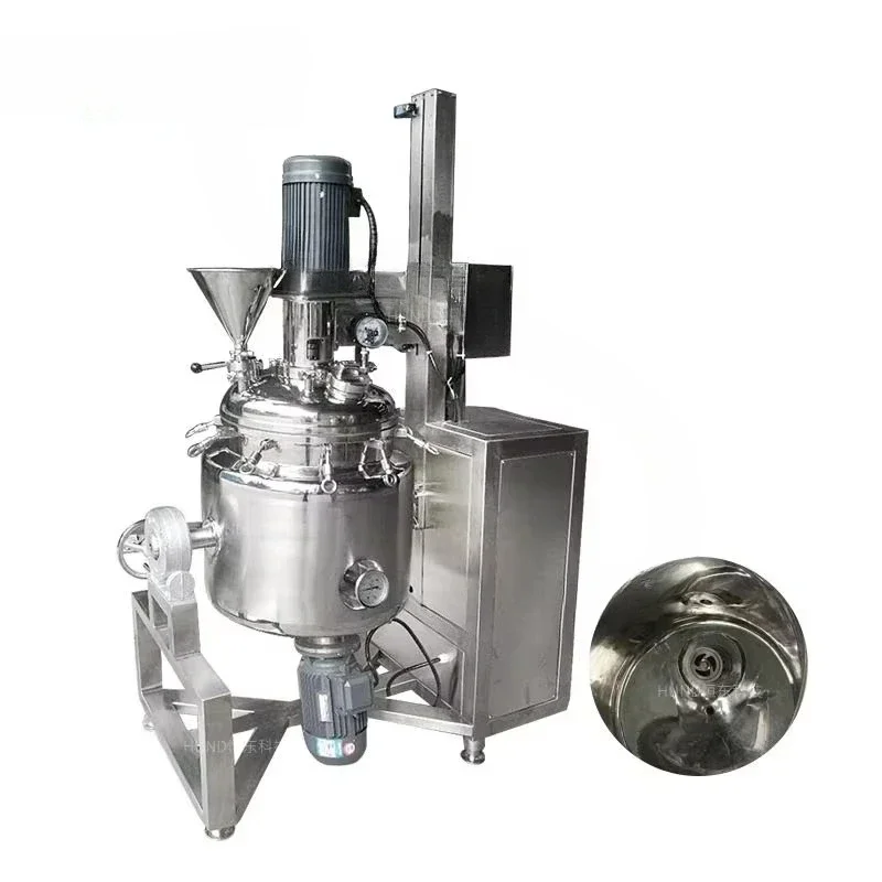 

Multi-Functional 500l Stainless Steel Vacuum Emulsifying Machine Mixer Homogenized Mixer For Toothpaste Shower Gel Shampoo
