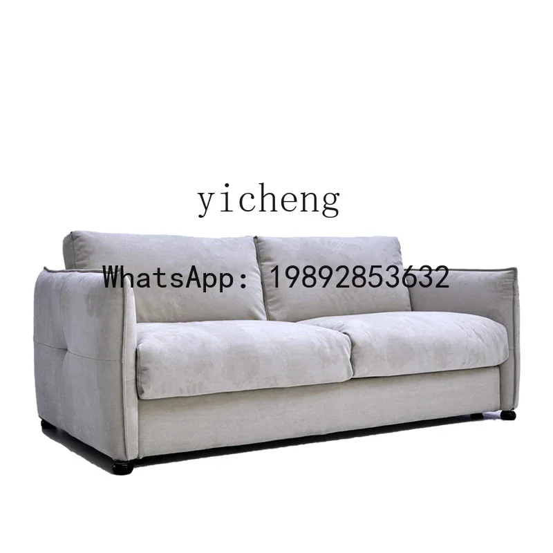 high-end technology cloth sofa bed dual-purpose foldable living room multi-function single double office sofa bed