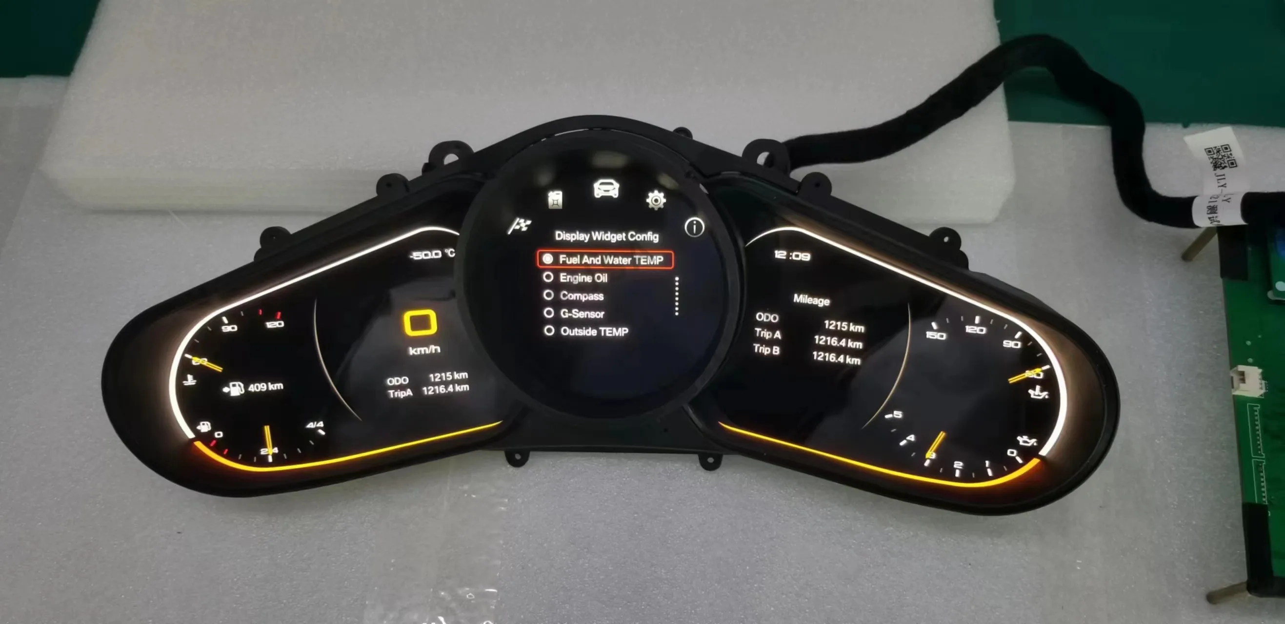 For Porsche Cayenne Car LCD Dashboard Player Digital Cluster Virtual Cockpit Instrument Multifunctional Speedometer Player Unit