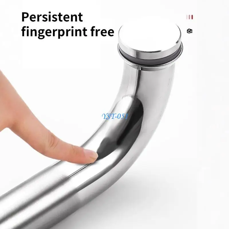 

E15A Sturdy Stainless Steel Grab Rod Accessory for Bathroom Safety and Stability