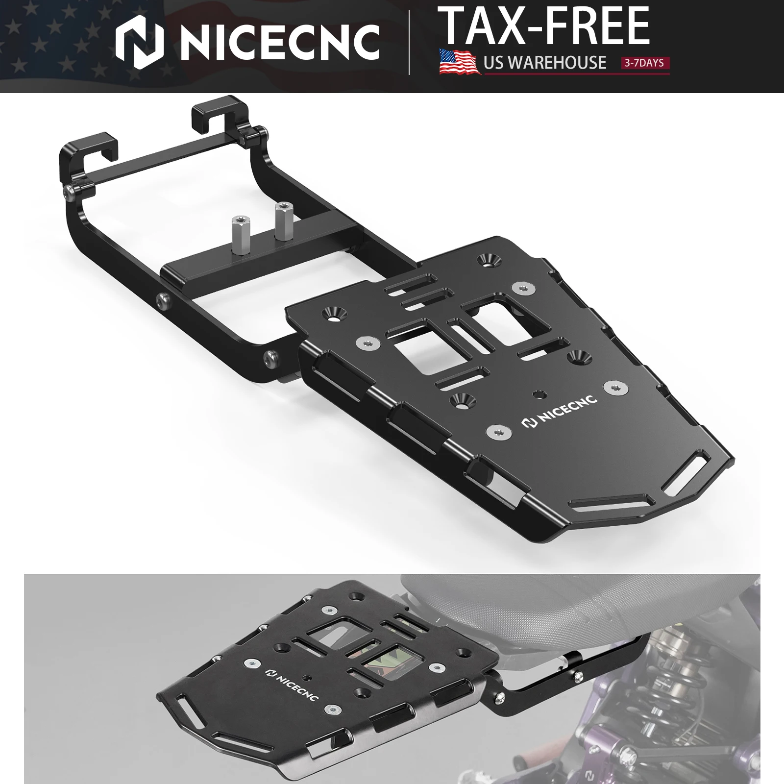 

NICECNC для 2025 2024 2023 Surron Light Bee X, комплект задних багажников для электрического велосипеда Surron Light Bee S L1E, аксессуары