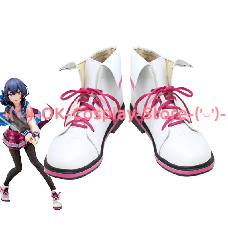 

Game Shinning Color Morino Rinze Cosplay Shoes PU Leather Shoes Halloween Carnival Boots Custom Made