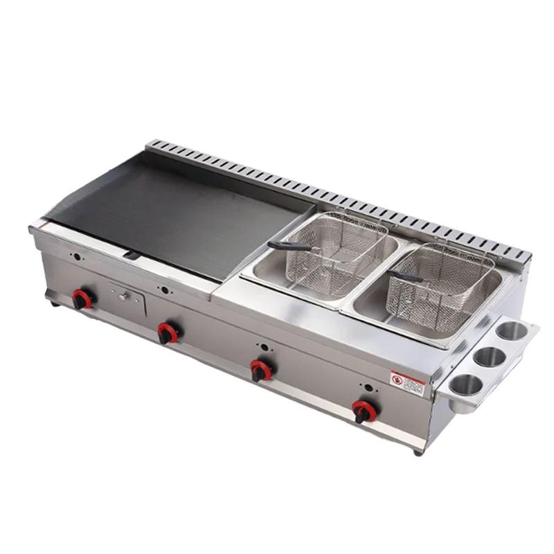 

Street Food Stall Cold Noodles Commercial Gas Grill/Flat Top Grill