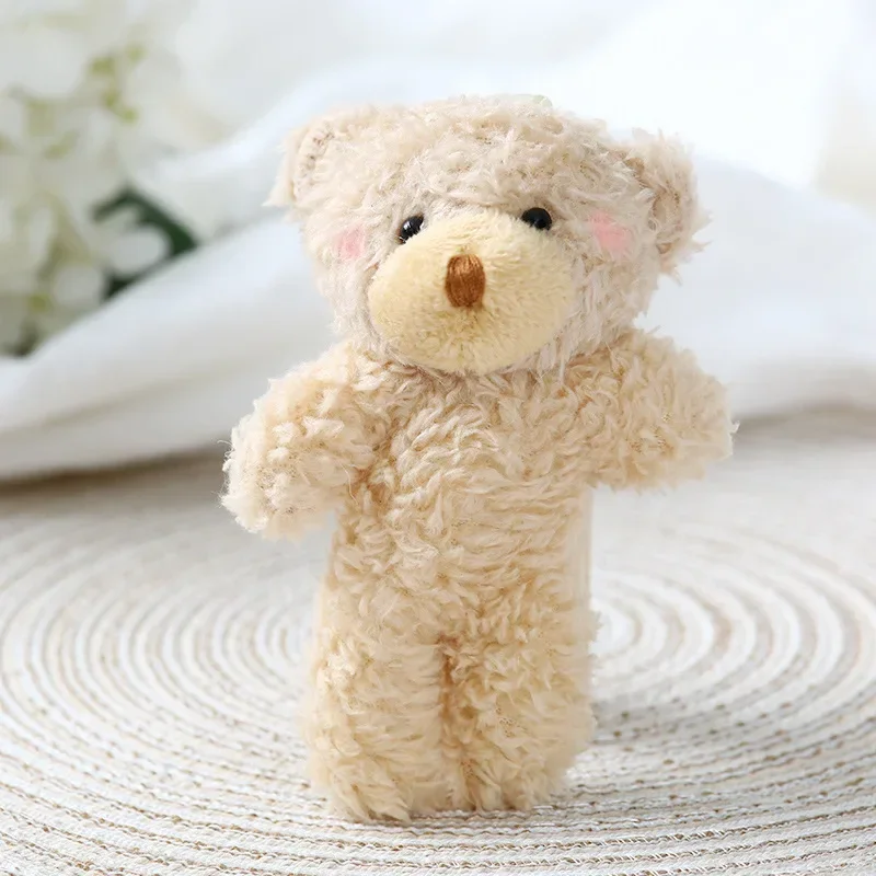 Ours en peluche Kawaii pour enfants, jouets en peluche, ours en peluche mignon, porte-clés beurre, pendentif de sac pour fille, décoration de mariage, jour de Léon