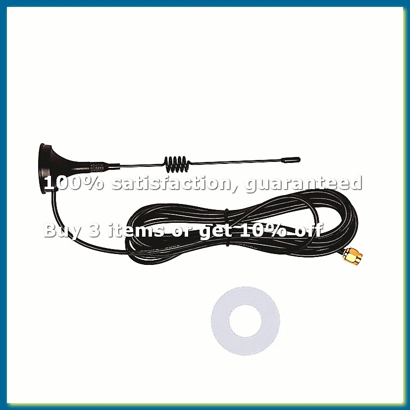 Dual Band Vhf Uhf 136-174Mhz 400-470Mhz Ham Radio Antenna Handheld Two Way Radio Magnetic Base Sma Male Antenna-DTB3