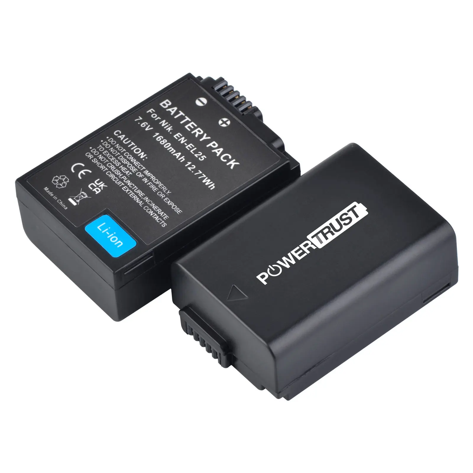 1680mAh EN-EL25 EN-EL25a ENEL25 Battery & Charger Set for Nikon Z30, Z50, Z50II, ZFC Mirrorless Digital Camera