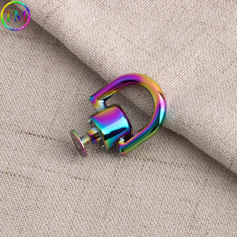 Regenboog Metalen Gespen Tas Kant Clip Boog Brug Connector Hanger Haak Kant Voor Tas Portemonnee Riemen Riem Diy Hardware Accessoires