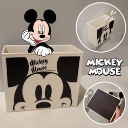 Uchwyt na pojemnik magnetyczny Disney Mickey Mouse ściana lodówki stojak do montażu Organizer schowek kuchenny stojak na nocną toaletę