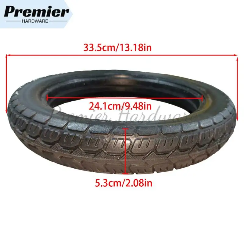 Véhicule électrique 14x2.125 pneu solide 14 pouces Non gonflable antidéflagrant pneu extérieur solide accessoires de véhicule électrique