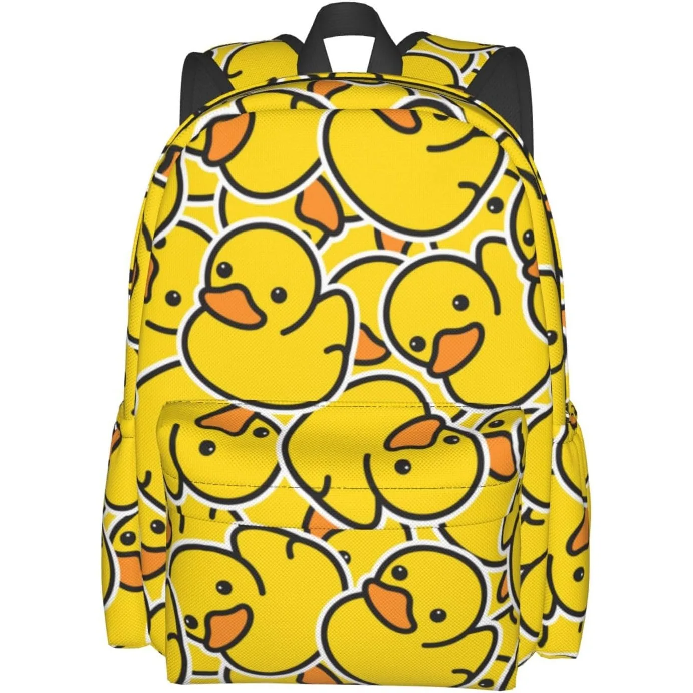 

Милый резиновый уткий рюкзак для ноутбука для мужчин и женщин, желтые мультяшные утки, легкий рюкзак, сумка для книг для ежедневных поездок, бизнеса