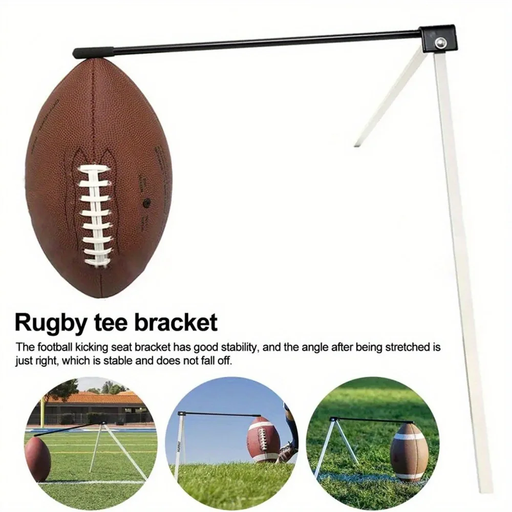 Rugby  Training Practice Equipment Field Goal Kicker Tee Stand Holder Foldable Rugby  Kicking Tee Portable for Field