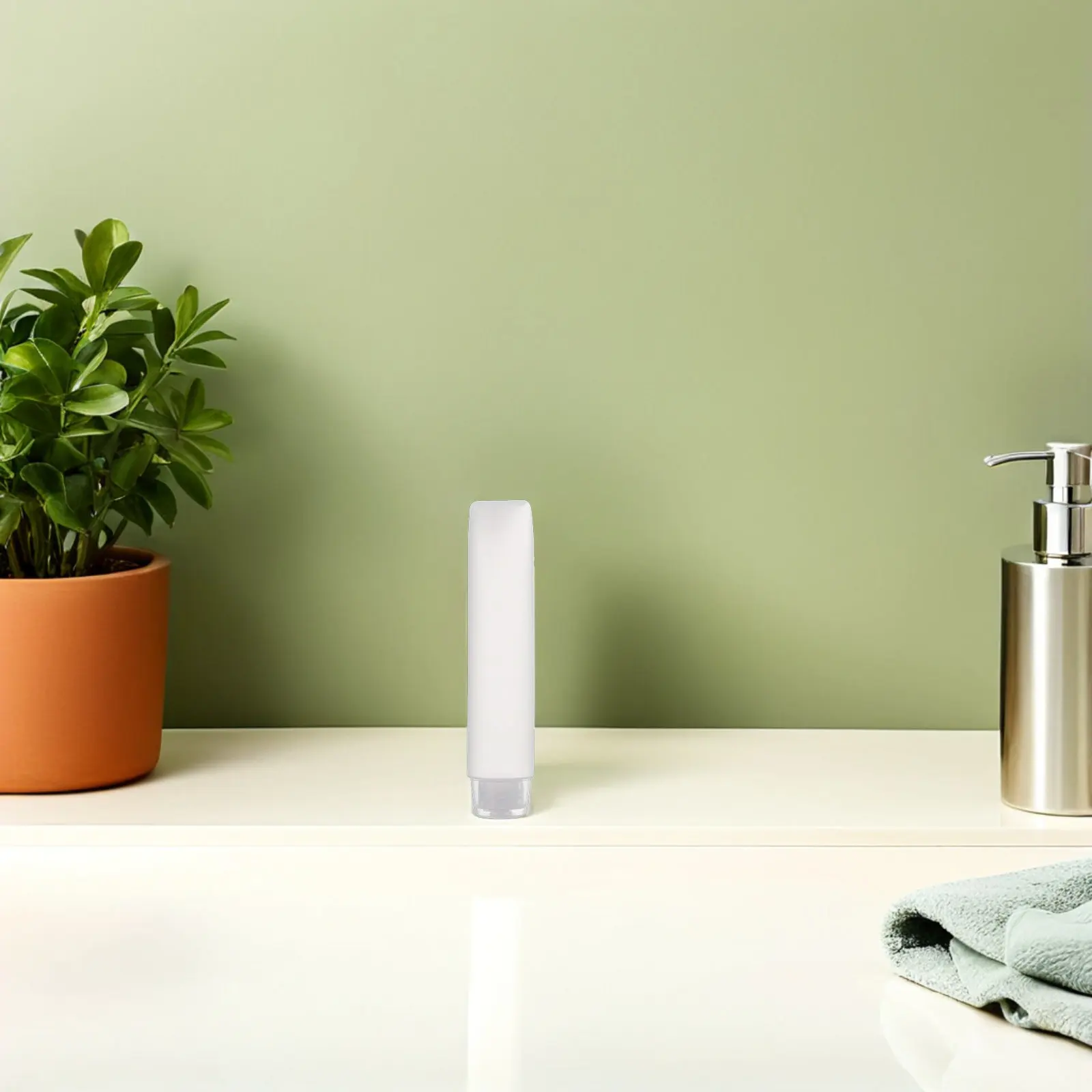 

10Pcs Travel Empty Bottles Set Clear Pe Refillable Squeeze Containers Portable Leakproof Travel Size Bottles for Shampoo