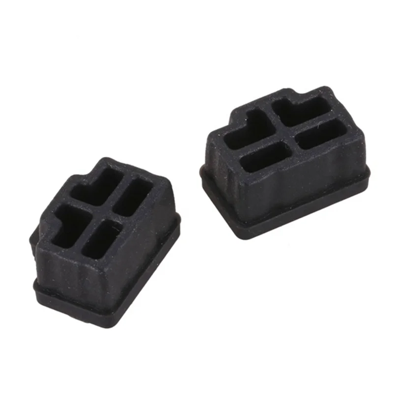 100 Stuks Zwarte Ethernet Hub Poort Rj45 Anti Stof Cover Cap Protector Plug Rj45 Interface Stofplug Voor Rj45 Vrouwelijke Poort