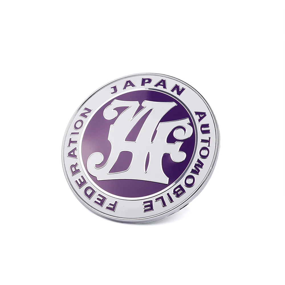 JAF Front Grill Badge Japan Automobile Federation Badge Sticker
