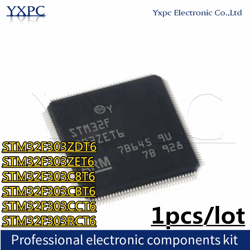 1pcs STM32F303ZDT6 STM32F303ZET6 STM32F303C8T6 STM32F303CBT6 STM32F303CCT6 STM32F303RCT6 MCU chips