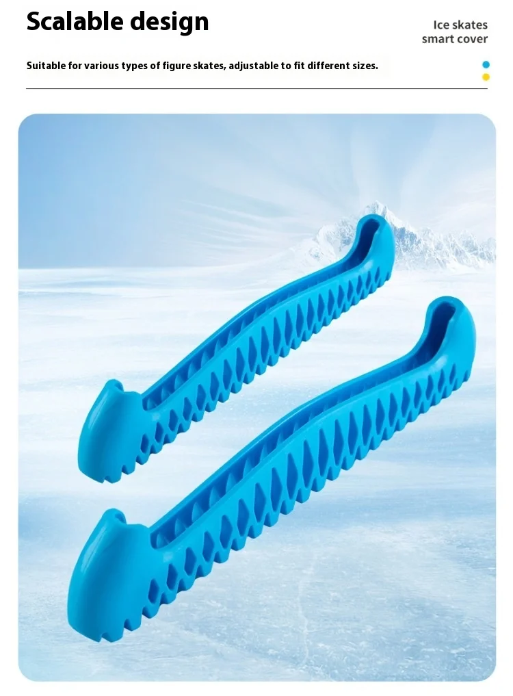 S/L/XL Begehbare Schlittschuh-Klingenabdeckung, TPU-Eiskunstlauf-Hockey-Skates, verhindert Punktion, skalierbare Klinge, Klingenmesser-Abdeckung – Detail 11