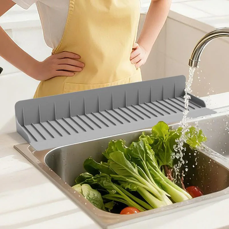 

Силиконовая перегородка для раковины, кухонная раковина, защита от брызг, защита от брызг воды, полезные вещи для кухни, ванной комнаты