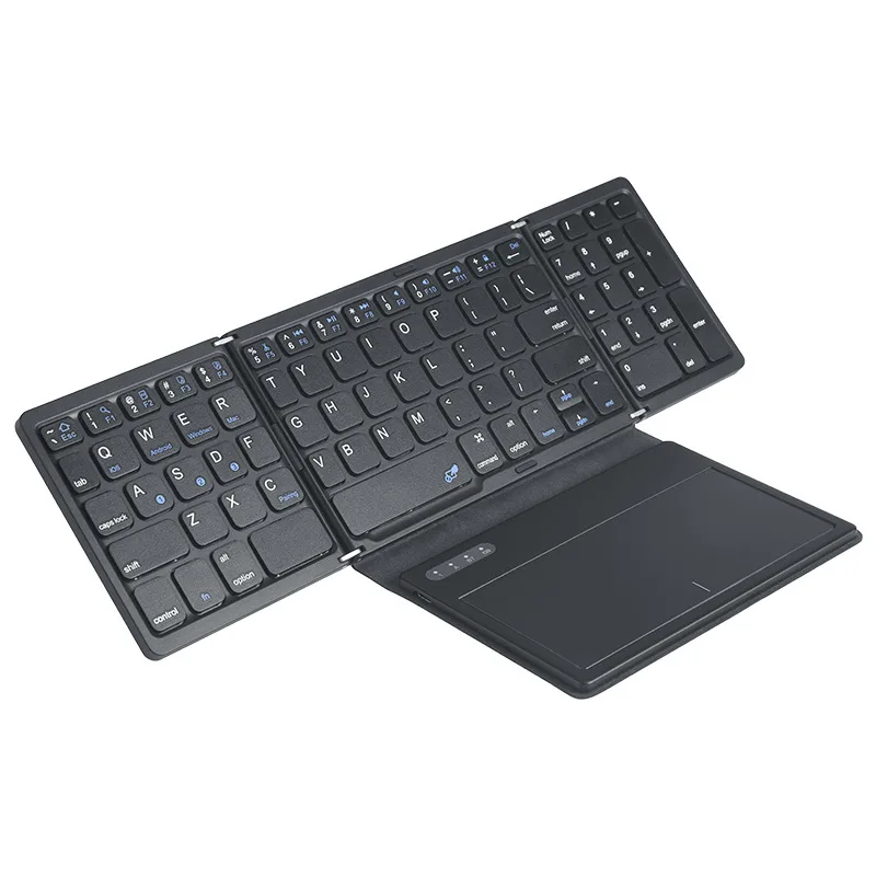 Ultra Slim Universal Wireless Bluetooth Keyboard, Built-in Battery, Touch Pad for IOS, Android, Windows OS Devices