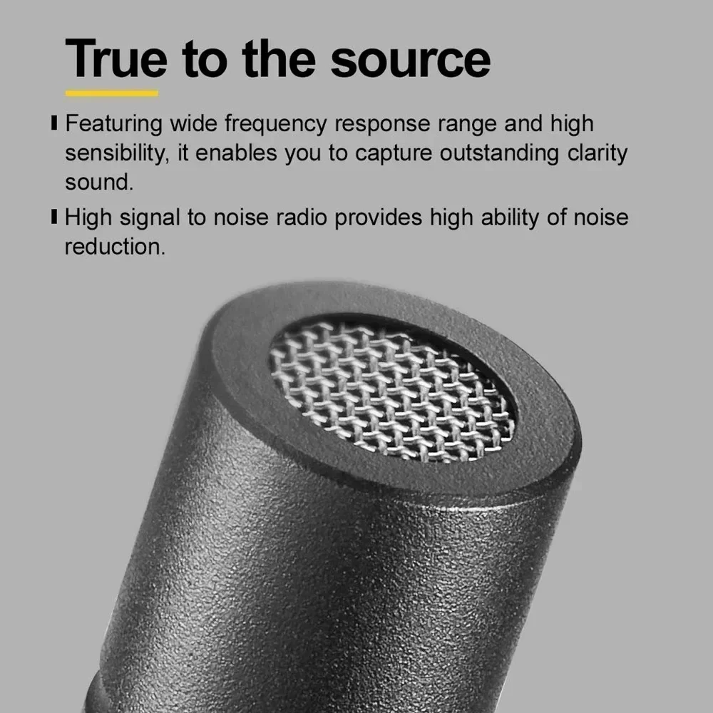 Gx LMS-12A AX AXL Omnidirectional Lavalier Microphone Compantible with Wireless Microphone Systems and Devices with 3.5mm TRS