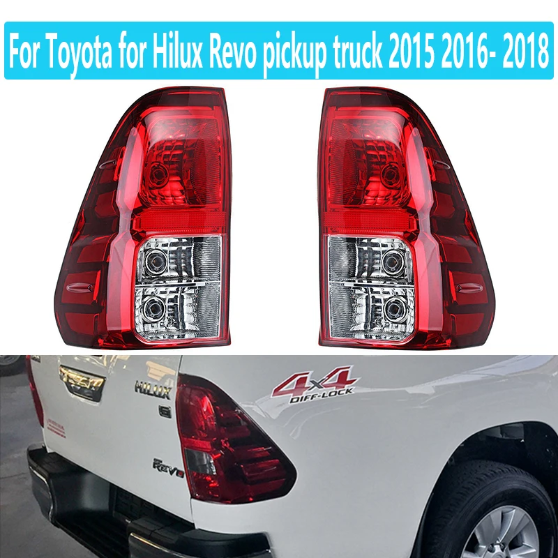 For Toyota For Hilux Revo Pickup Truck 2015 2016- 2018 Left Right Tail Light Lamp With Harness Brake Rear Lamp Left Right Side