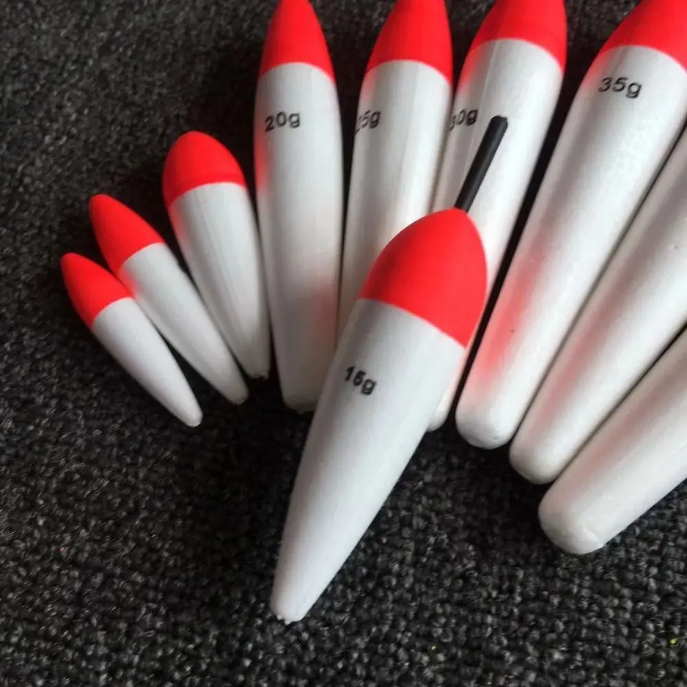 5 قطعة العوامة العائمة أنبوب 2 جرام-60 جرام رغوة الصيد تعويم الصلب رغوة تعويم الصيد بوبر صلابة عالية خفيفة الوزن قارب الصيد #4