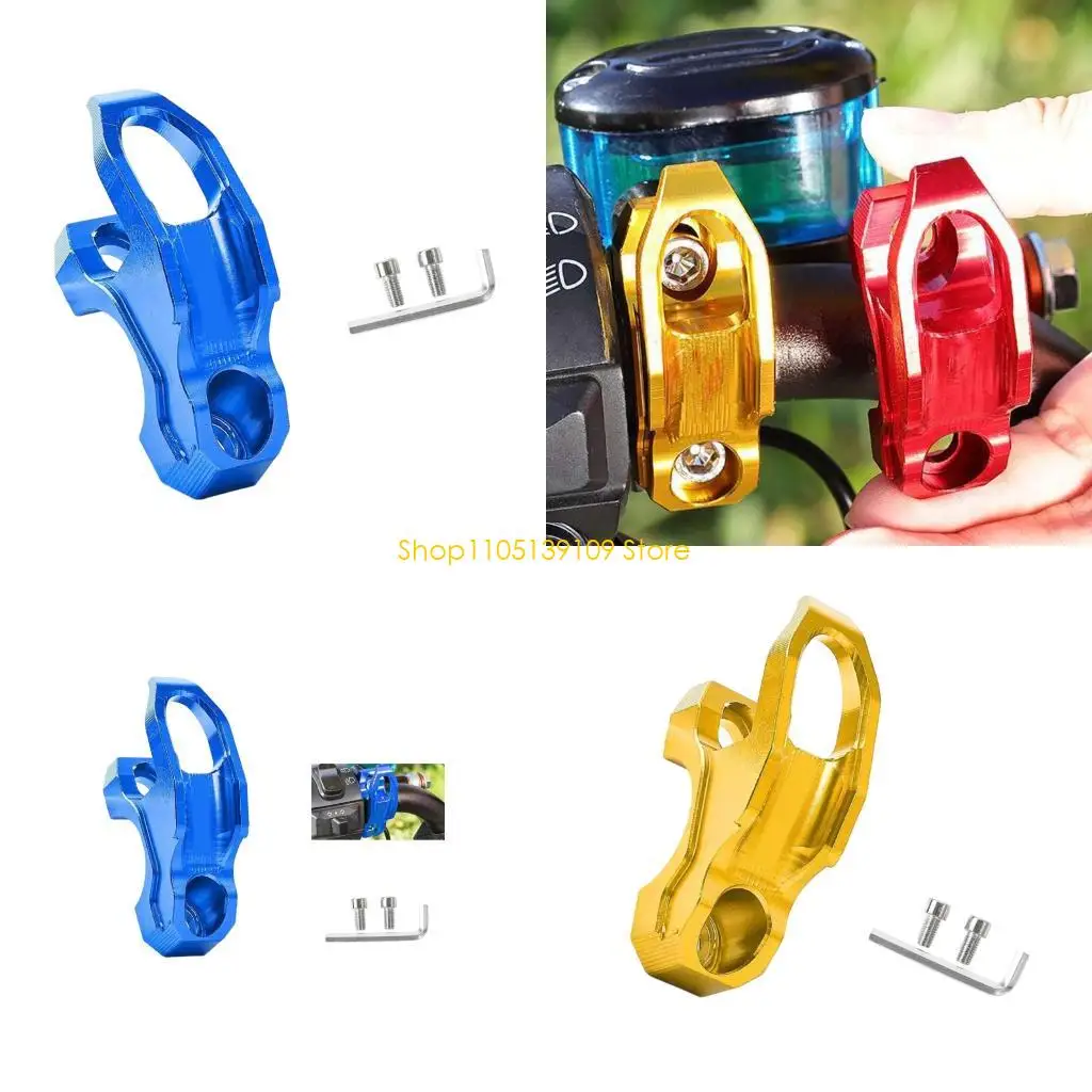 P5ED Universal Motorcycle Hook Aluminum Hanger Motorbike Handlebar Helmets Bag Hook Holders Clamp Scooter Bicycles