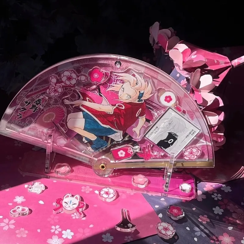 NARUTO akrylowy stojak figurka Uchiha Sasuke Uzumaki Naruto Anime urządzenia peryferyjne NOWA delikatna oryginalność Ozdoba na biurko dekoracja