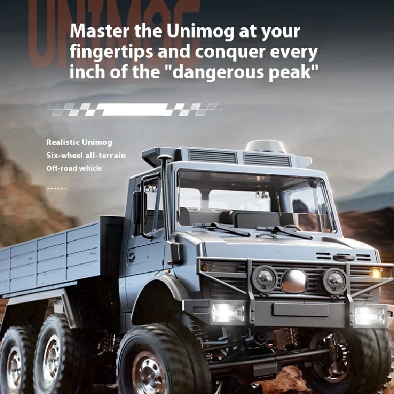 

Jjrc New C8823rc Off-Road Remote Control Car 1:18 Unimog Six Wheel Drive Full Scale Climbing Model Toy Car