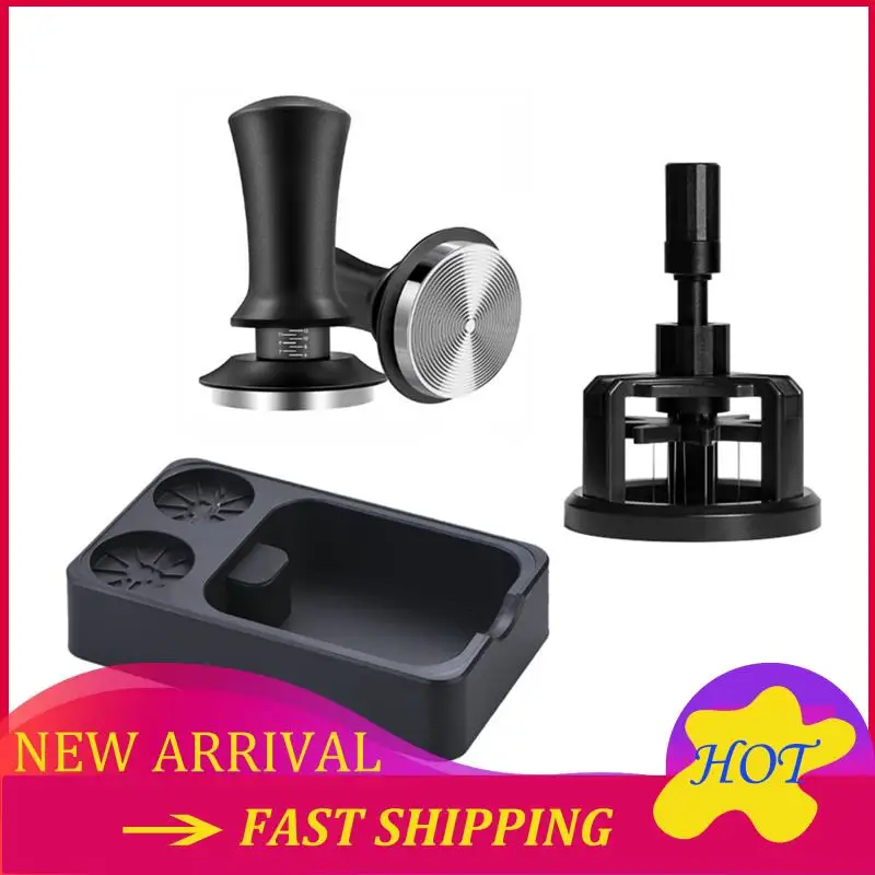 Buy Now 58MM Rotary Coffee Powder Needle Powder Dispenser Storage Box WDT Tool Set Espresso Coffee Stirrer Distributor