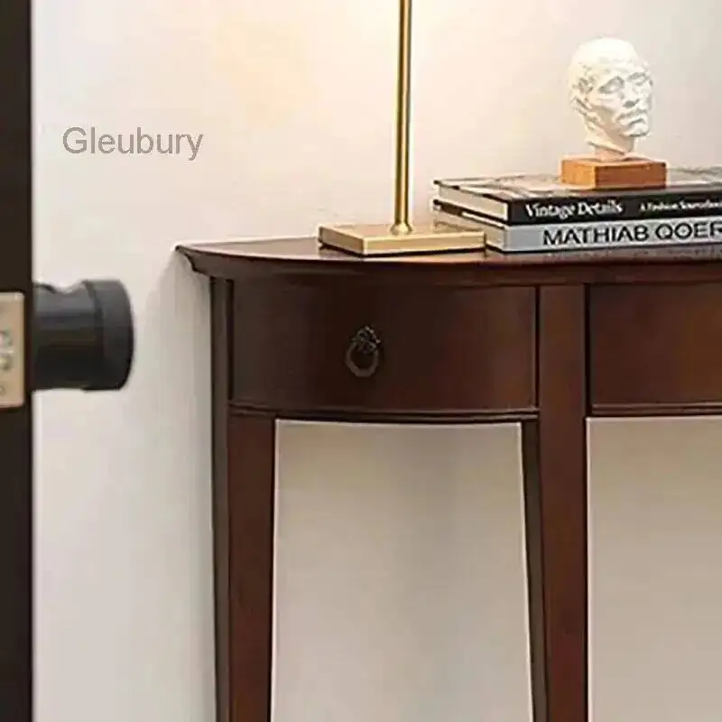 

Drawers Beauty Century Table Mid Console Storage Trendy Lliving Room Console Table Luxury Entrance Hall Tavolo Salotto Furniture