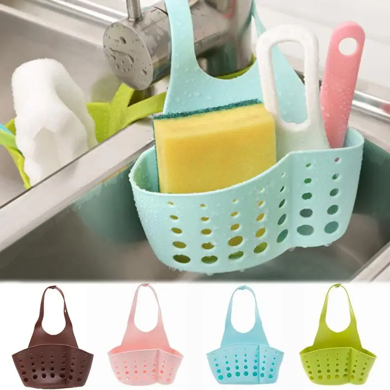 Drying Rack Sponge Shelf Storage Basket Silicone Sponge Pool Storage Supplies Breathable Kitchen Utensils Faucet Holder Creative