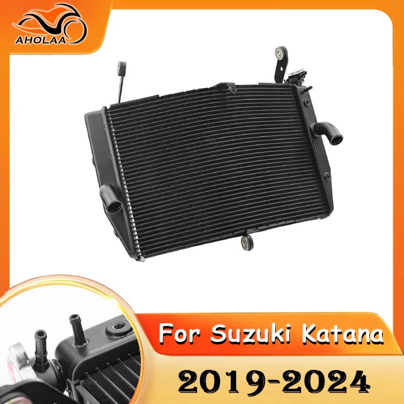 

For Suzuki Katana Radiator Water Tank Cooler Cooling Aluminum Motorcycle Accessories 2019-2024 2023 2022 2021 2020