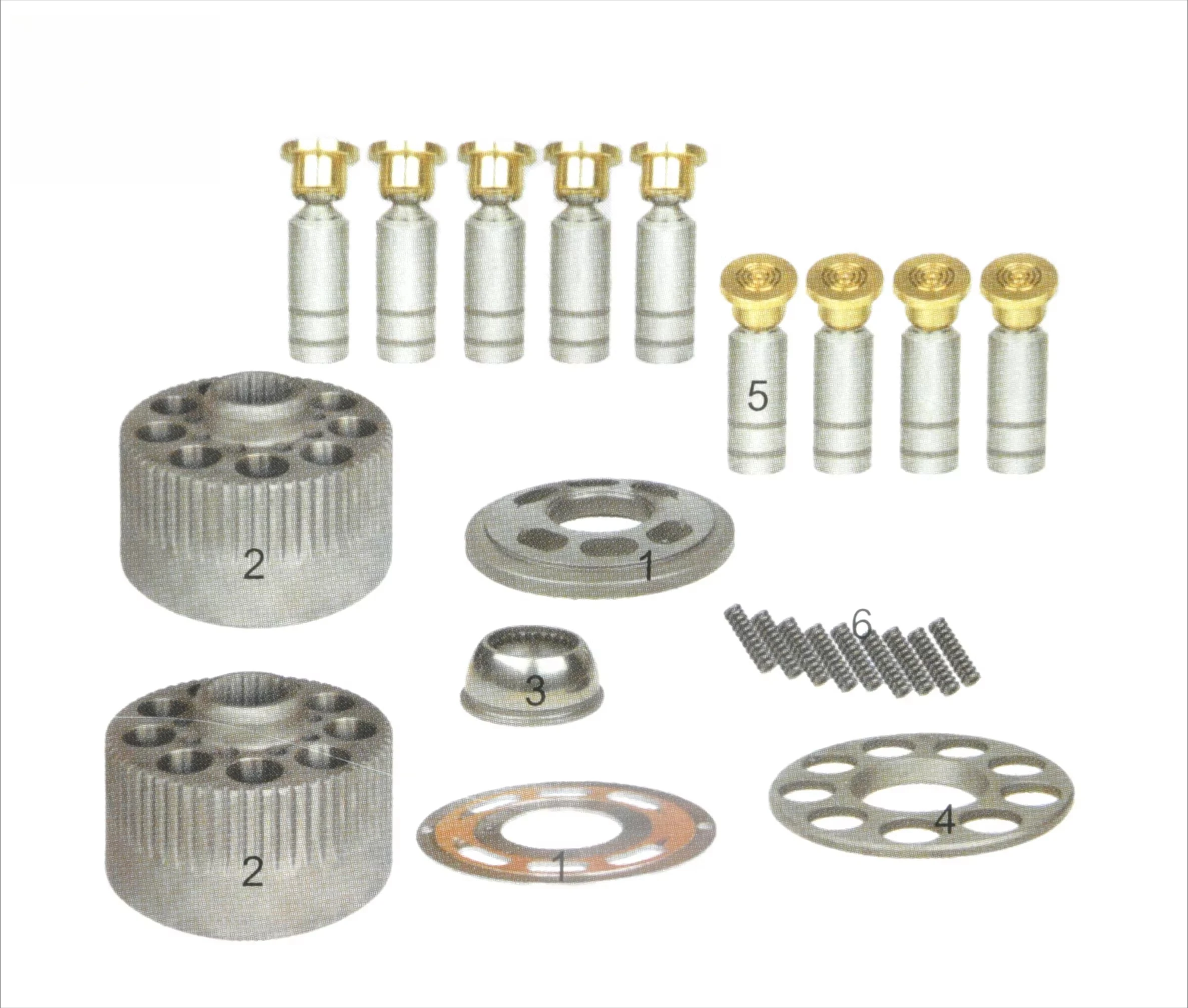 

M2X210 SK330-6 EX300-1SK320-6 SH300-3 Hydraulic Pump Spare Parts for Excavator Construction Machinery New Condition